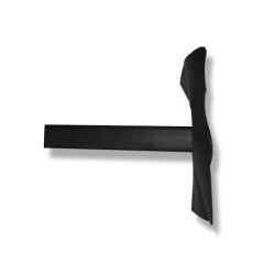 zijuitloop EPDM HWA 60x100x300 mm met EPDM flap 90 graden, zijaanzicht