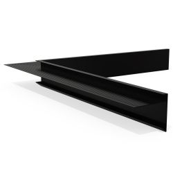 Binnenhoek RAL 9005 zwart