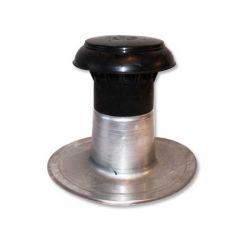 Alu Ontluchting enkelwandig rond 90-100mm