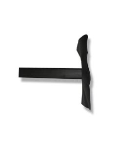 zijuitloop EPDM HWA 60x100x300 mm met EPDM flap 90 graden, zijaanzicht