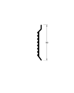 knelprofiel 50 mm lengte 125 cm