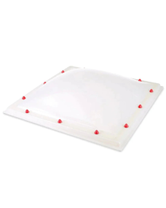 Lichtkoepel polycarbonaat opaal dubbelwandig