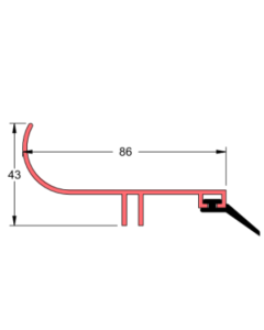 aluminium muurprofiel